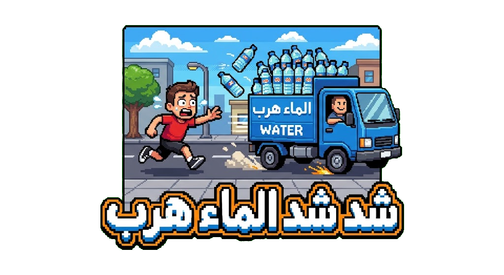 شد شد الماء هرب
